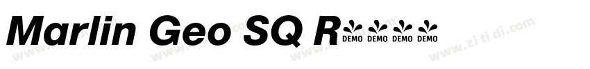 Marlin Geo SQ R字体转换